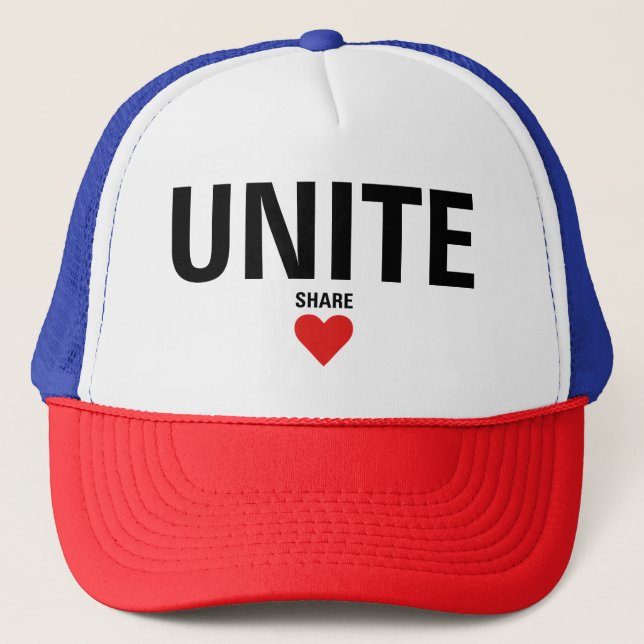 Unite Democracy Political Trucker Hat (Front)