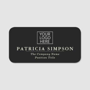 Unite in Harmony Black and Grey in Perfect Balance Name Tag