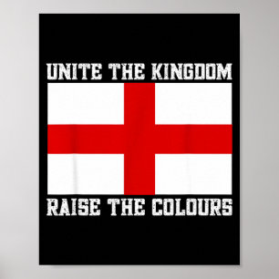 Unite The Kingdom St George Cross Poster