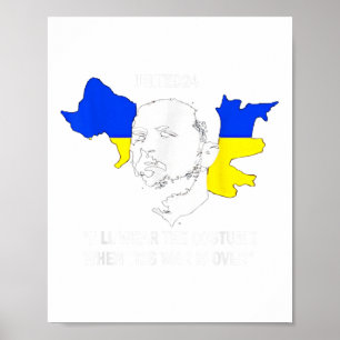 United24 Ukraine Ill Wear The Costume When The War Poster