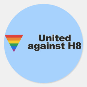 United against H8 Bumper Sticker
