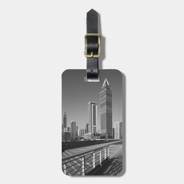 United Arab Emirates, Dubai, Dubai City. Luggage Tag (Front Vertical)