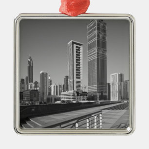 United Arab Emirates, Dubai, Dubai City. Metal Tree Decoration