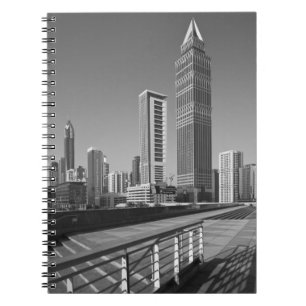 United Arab Emirates, Dubai, Dubai City. Spiral Notebook