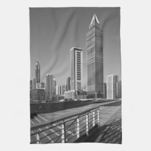 United Arab Emirates, Dubai, Dubai City. Tea Towel