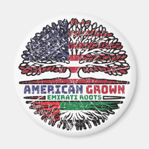 United Arab Emirates Emirati US American USA UAE Magnet