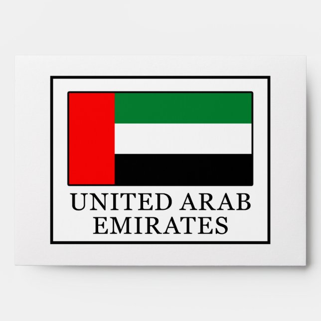 United Arab Emirates Envelope (Front)