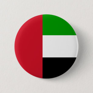 United Arab Emirates Flag Button