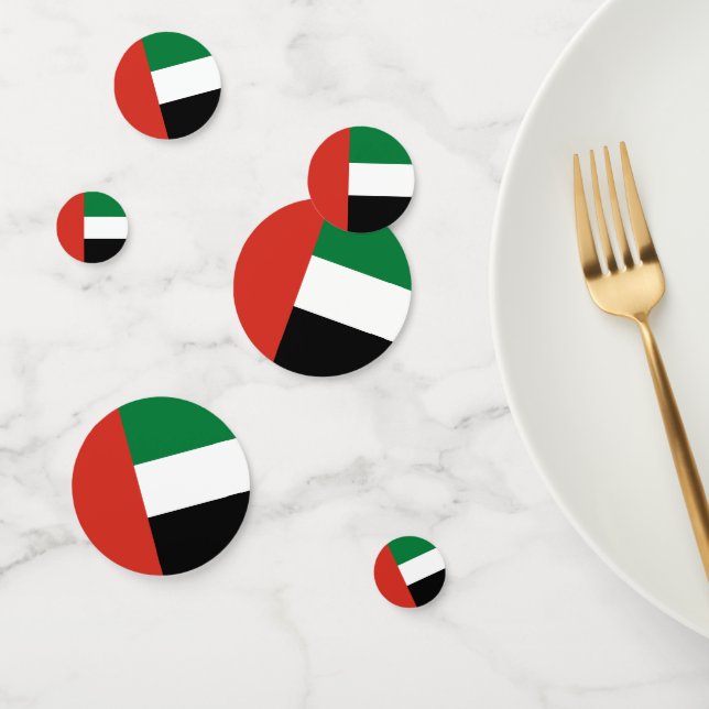 United Arab Emirates flag Confetti (Group)