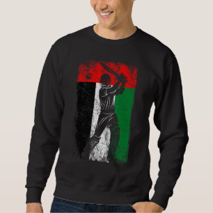 United Arab Emirates Flag Cricket Fan Player Coach Sweatshirt