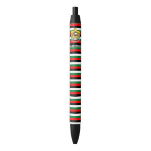 United Arab Emirates Flag Cute Patriotic Black Ink Pen