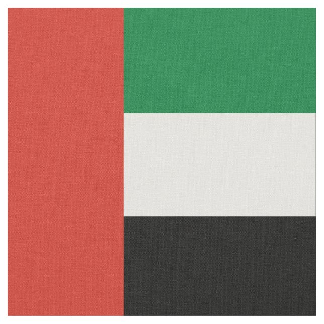 United Arab Emirates flag Fabric (Close Up)