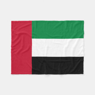 United Arab Emirates Flag Fleece Blanket