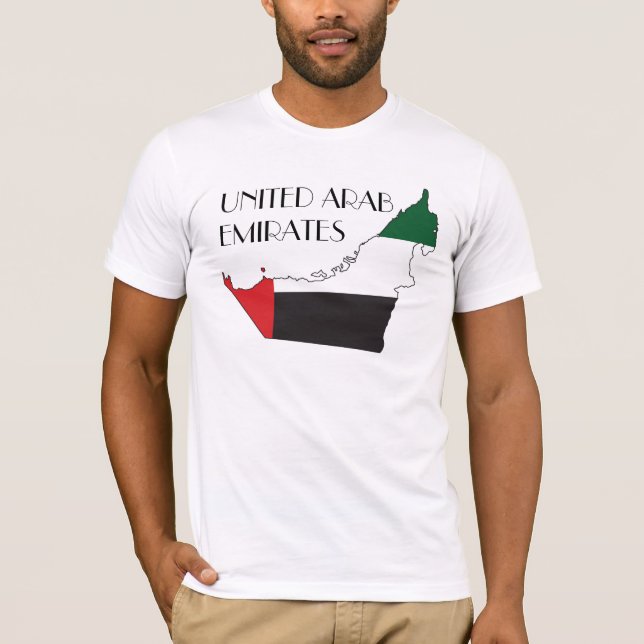 United Arab Emirates Flag-Map Shirt (Front)