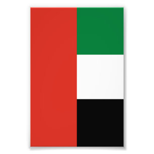 United Arab Emirates flag Photo Print