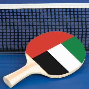 United Arab Emirates flag Ping Pong Paddle