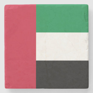 United Arab Emirates Flag Stone Coaster