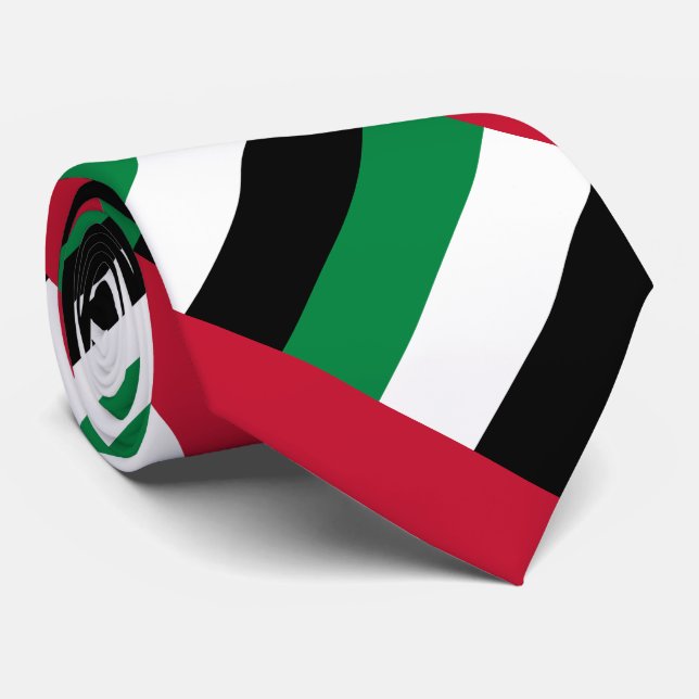 United Arab Emirates Flag Tie (Rolled)