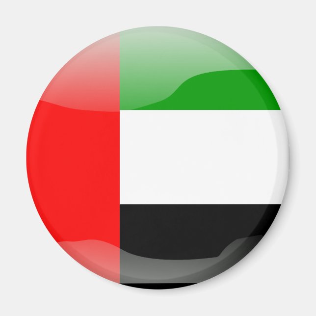 United Arab Emirates glossy flag Magnet (Front)