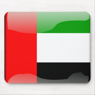 United Arab Emirates glossy flag Mouse Pad