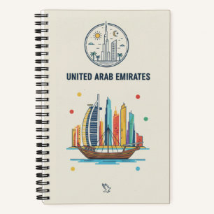 United Arab Emirates Heritage & Burj Khalifa Photo Notebook