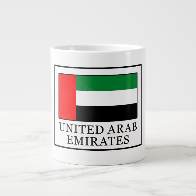 United Arab Emirates Large Coffee Mug (Front)