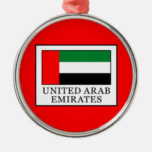United Arab Emirates Metal Tree Decoration
