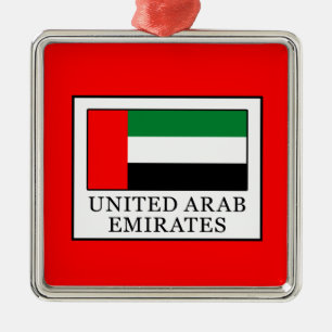 United Arab Emirates Metal Tree Decoration