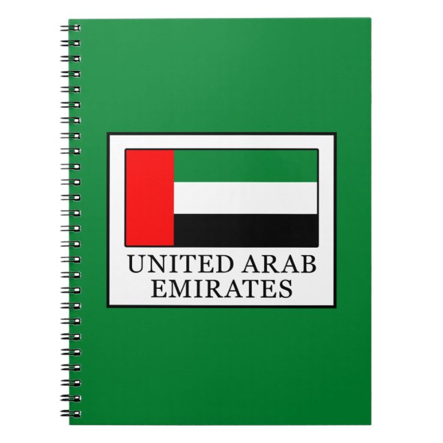 United Arab Emirates Spiral Notebook (Front)