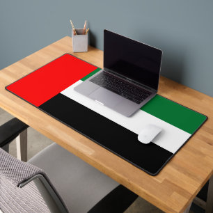 United Arab Emirates   UAE Flag Popsocket Desk Mat