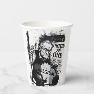 United as One – Belgium Paper Cup
