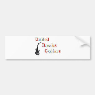 United Breaks Guitars Bumper Sticker