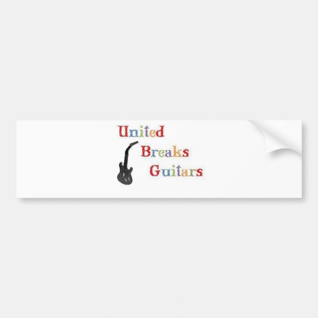 United Breaks Guitars Bumper Sticker (Front)