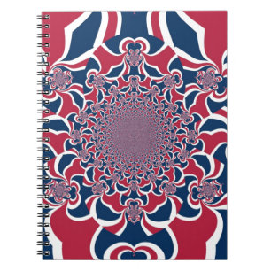 United Colours: Colourful Global Pattern Spiral Notebook