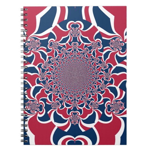 United Colours: Colourful Global Pattern Spiral Notebook (Front)