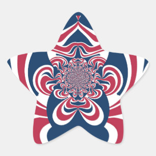 United Colours: Colourful Global Pattern Star Sticker