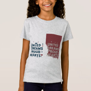 United Dreams Proud Hearts grey  T-Shirt