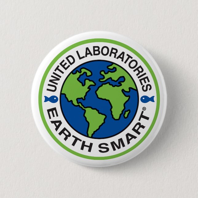 United Earth Smart Round Pin Button (Front)