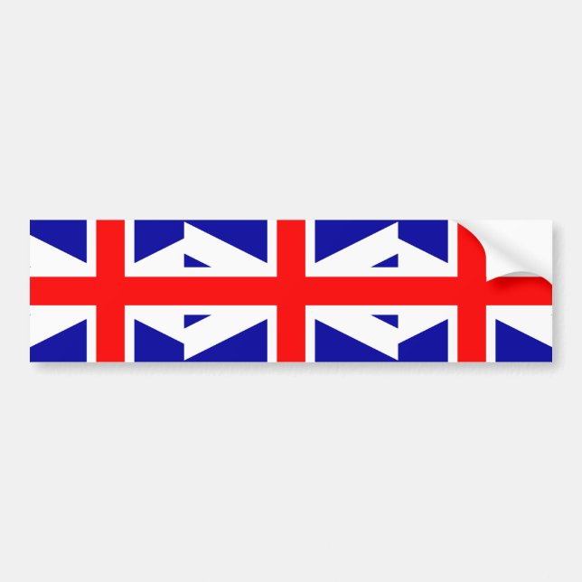 United Empire Loyalists flag Bumper Sticker (Front)