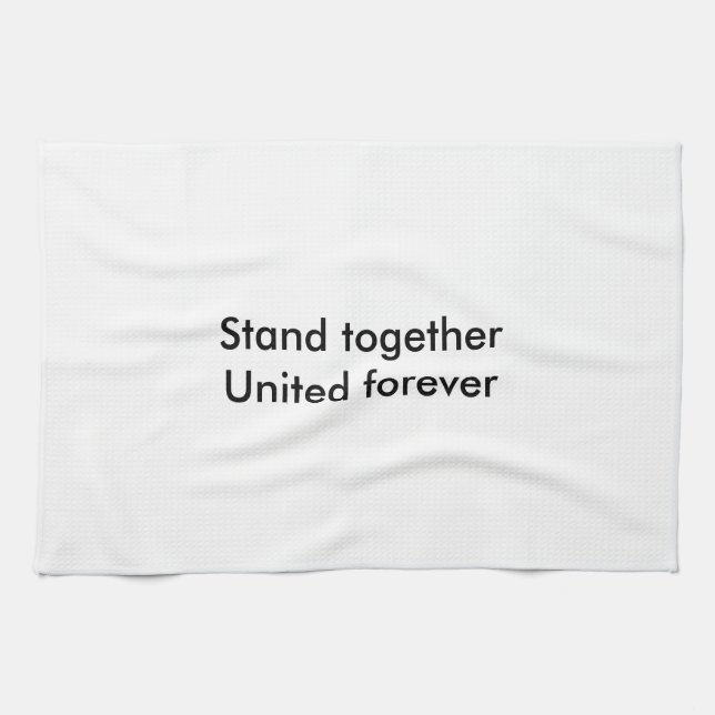 United forever tea towel (Horizontal)
