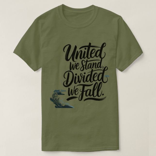 United hand writing typography t-shirt  (Design Front)