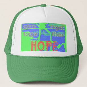 United in Hope: Stronger Together - Vibrant USA  Trucker Hat