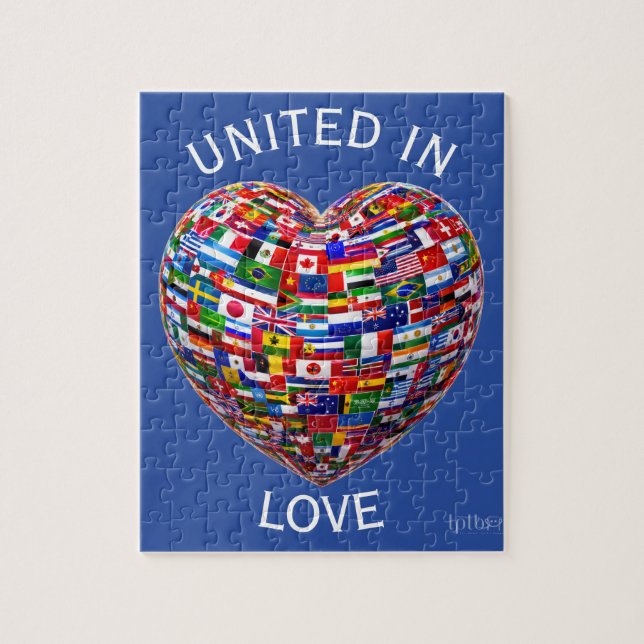 UNITED IN LOVE: HEART OF HUMANITY PUZZLE (Vertical)