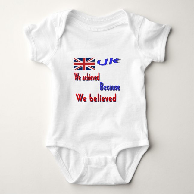 united kingdom baby t-shirts (Front)