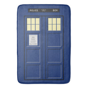 United Kingdom - Blue Police Public Call Box 1 Bath Mat