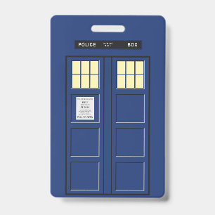 United Kingdom - Blue Police Public Call Box 1 ID Badge