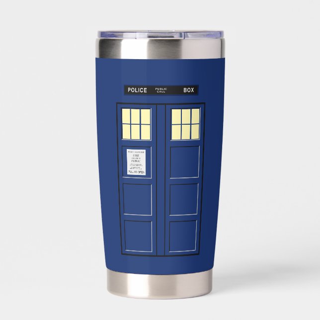 United Kingdom - Blue Police Public Call Box 1 Insulated Tumbler (Front)