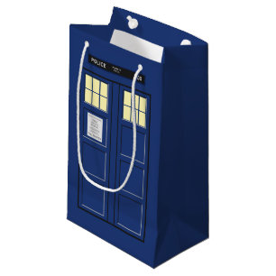 United Kingdom - Blue Police Public Call Box 1 Small Gift Bag