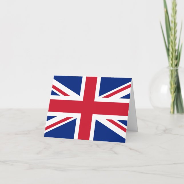 United Kingdom (British) Flag Card (Front)