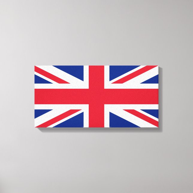 United Kingdom (British Flag) (Union Jack) (UK) GB Canvas Print (Front)